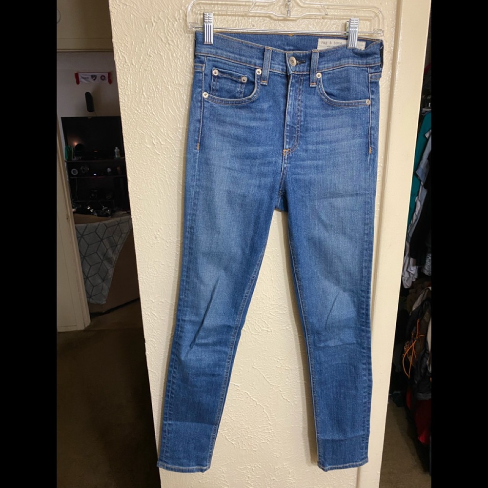 Rag & Bone high rise ankle skinny size 24